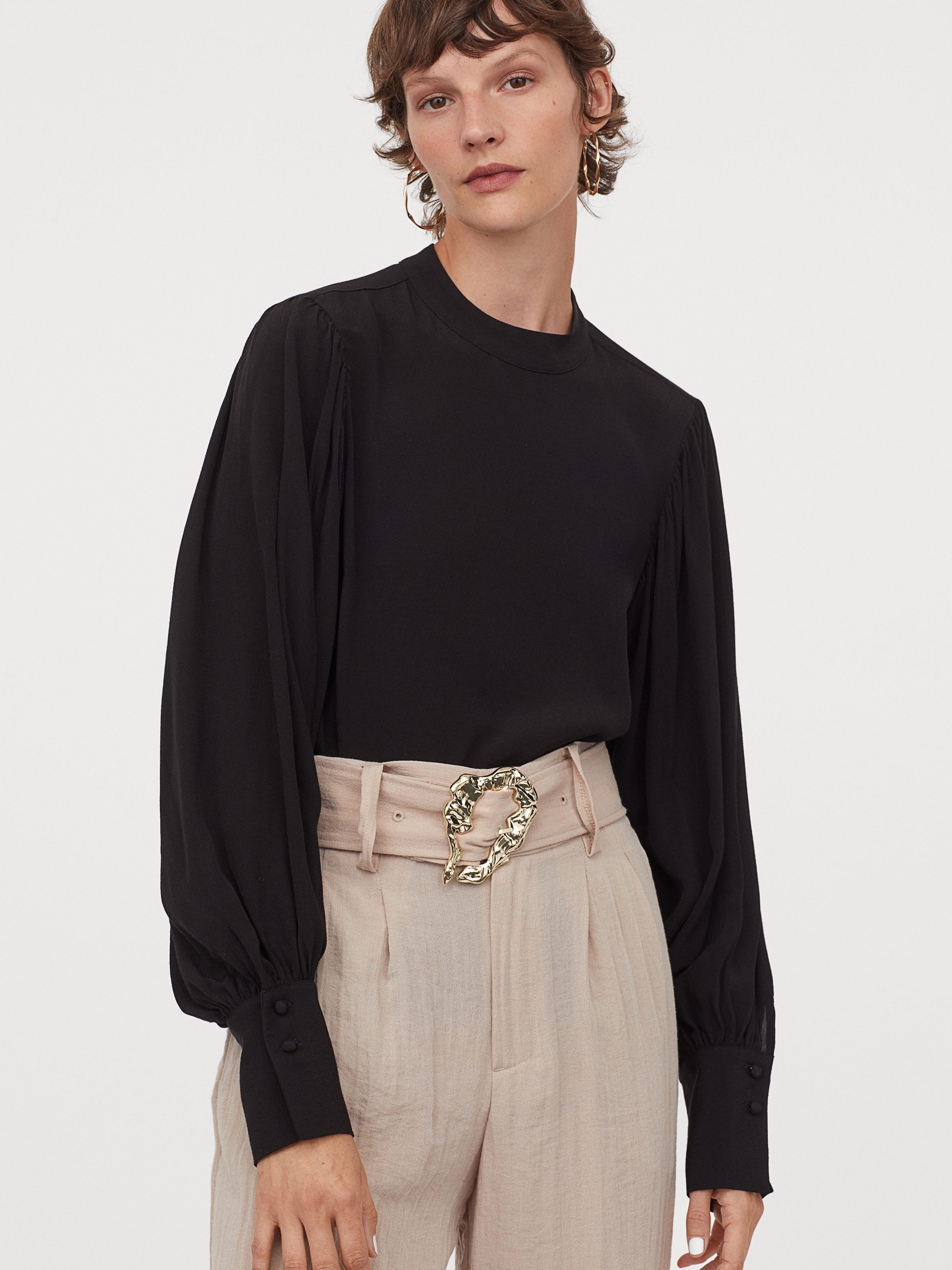 

Блузка H&M 903934004b42 M Черная