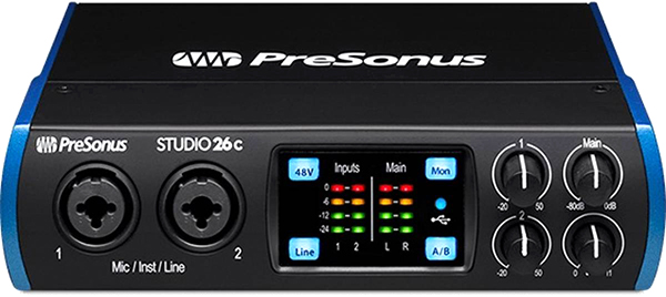 

Аудиоинтерфейс PreSonus Studio 26c (228477)