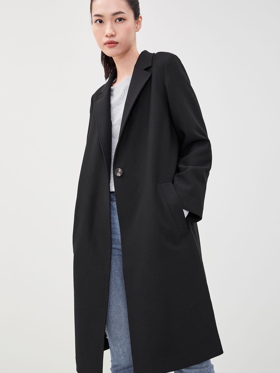 

Пальто H&M 869706001b45  Черное, Пальто H&M 869706001b45 L Черное