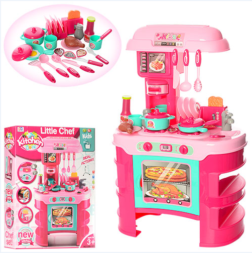 

Кухня Kids Kitchen 008-908 (розовая) свет, звук, тостер, кофеварка