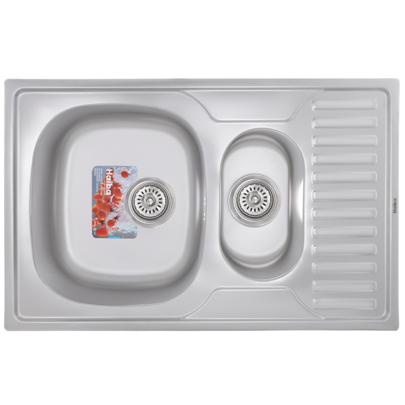 

Мойка кухонная HAIBA 78x50 ARMONIA satin