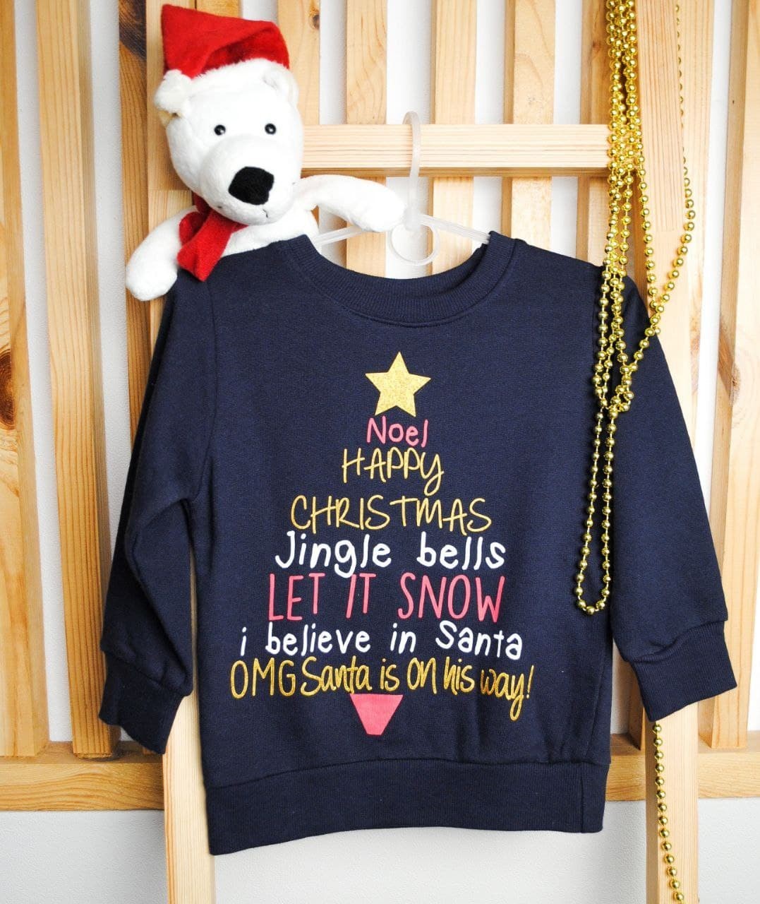 

Новорічний дитячий світшот Minikidz на 4 р на зріст 104 см