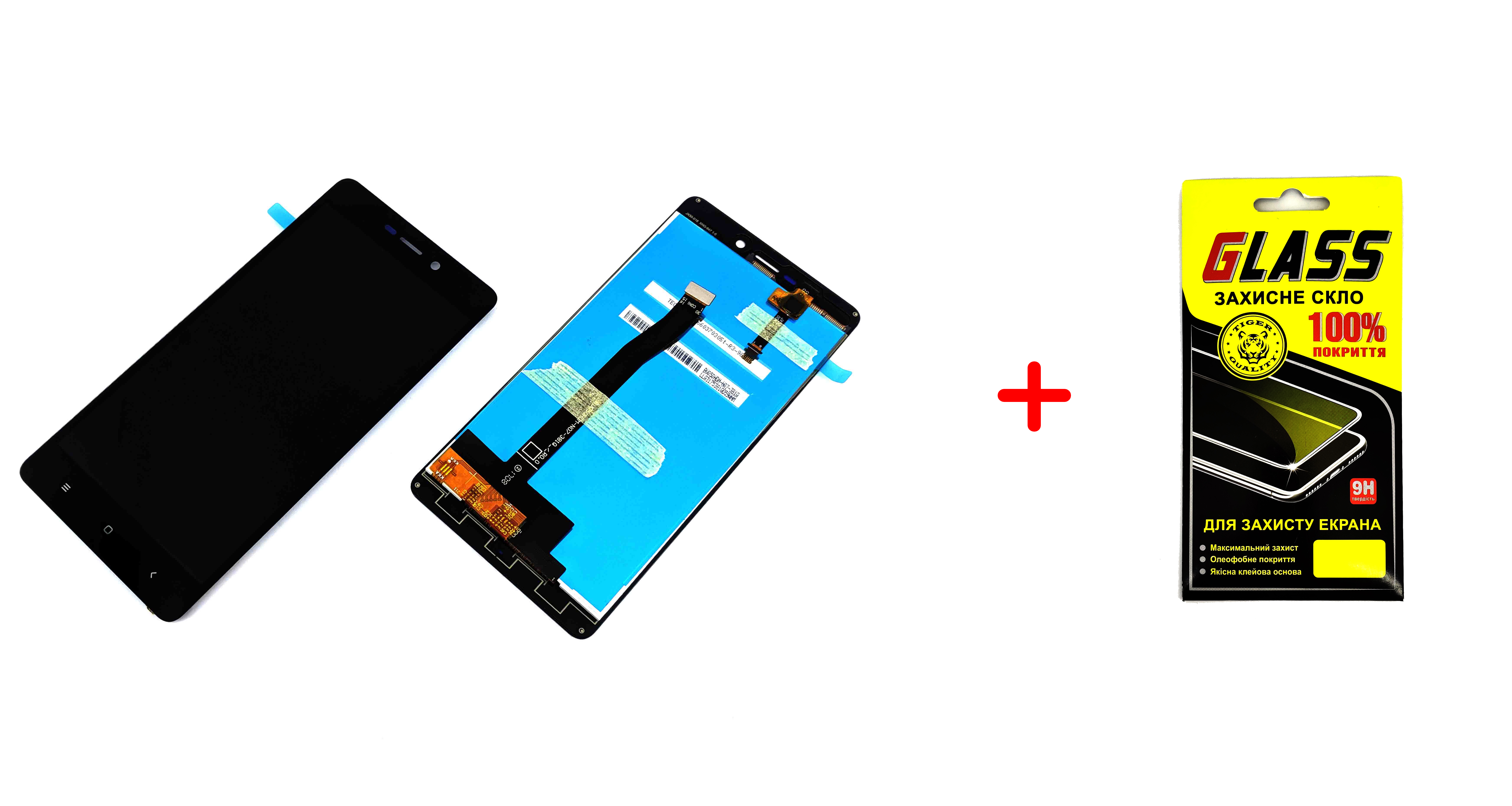 

Дисплей + сенсор (модуль) экран Xiaomi Redmi 3, Redmi 3S, Redmi 3X 2016030 черный Original PRC + защитное стекло