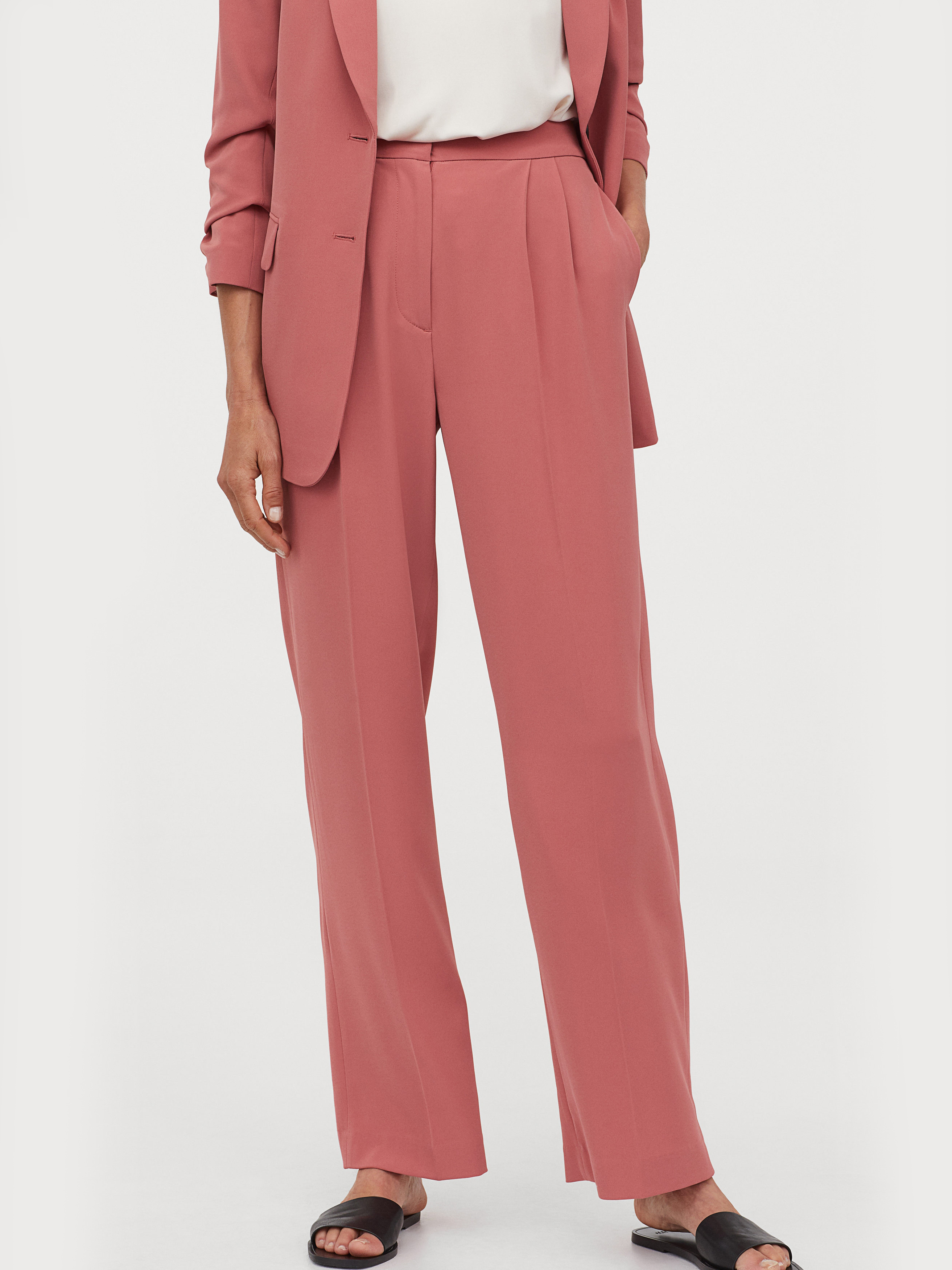 

Брюки H&M 903004003b45 38 Темно-розовые