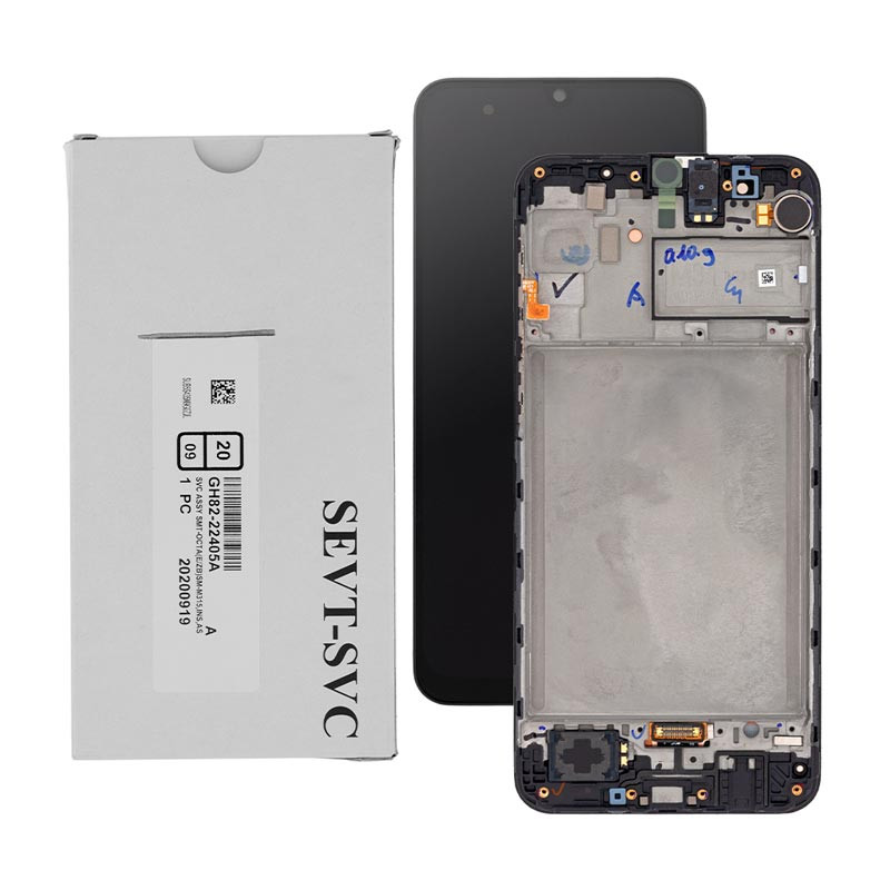 

Дисплей Samsung M315 Galaxy M31, GH82-22405A, с тачскрином, рамкой, Original, Black