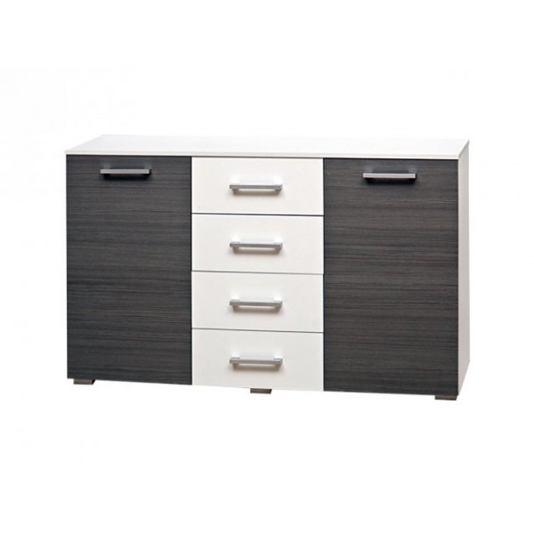 

Комод Круиз 1334*404*811 из ДСП цвет белый/дакар Svit Mebliv