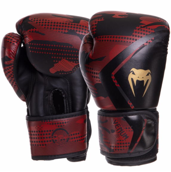

Перчатки для бокса Перчатки боксерские VNM BO-3397 Камуфляж-красный 8 унций (IN09169)
