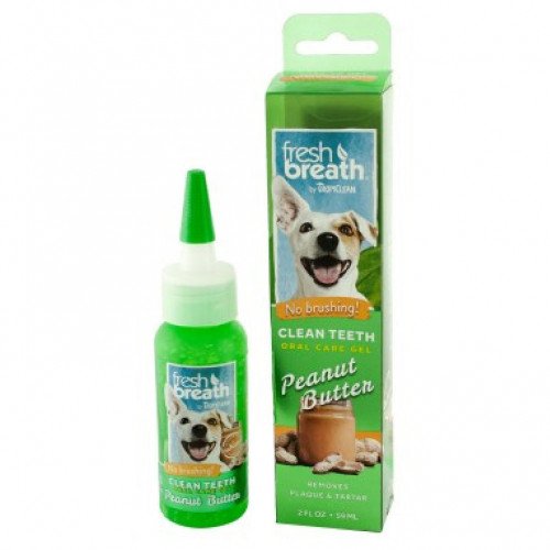 

Гель для чистки зубов TropiClean Oral Care Gel Peanut Butter "Арахисовое масло" для собак, 59 мл
