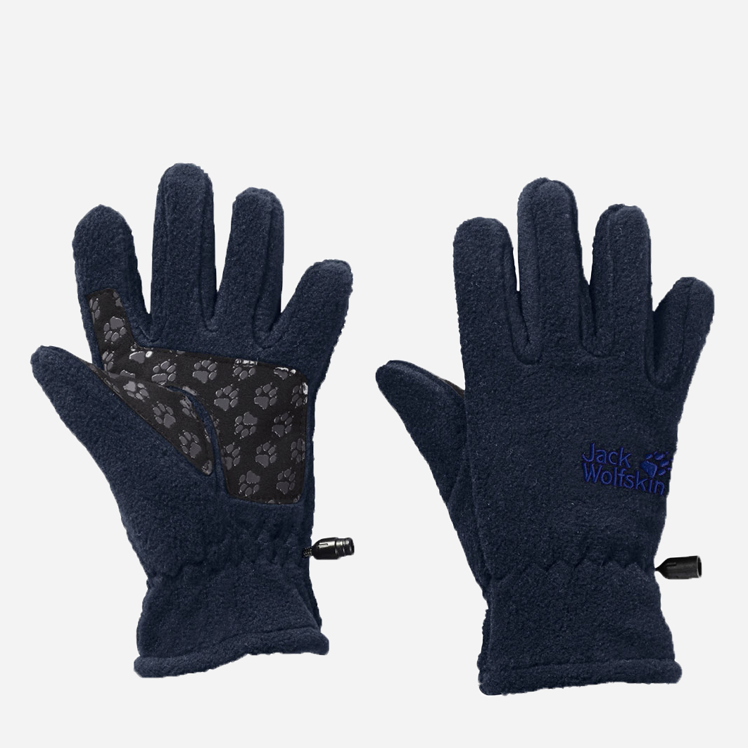 

Перчатки Jack Wolfskin Fleece Glove Kids 1901861-1911 128 Темно-синие