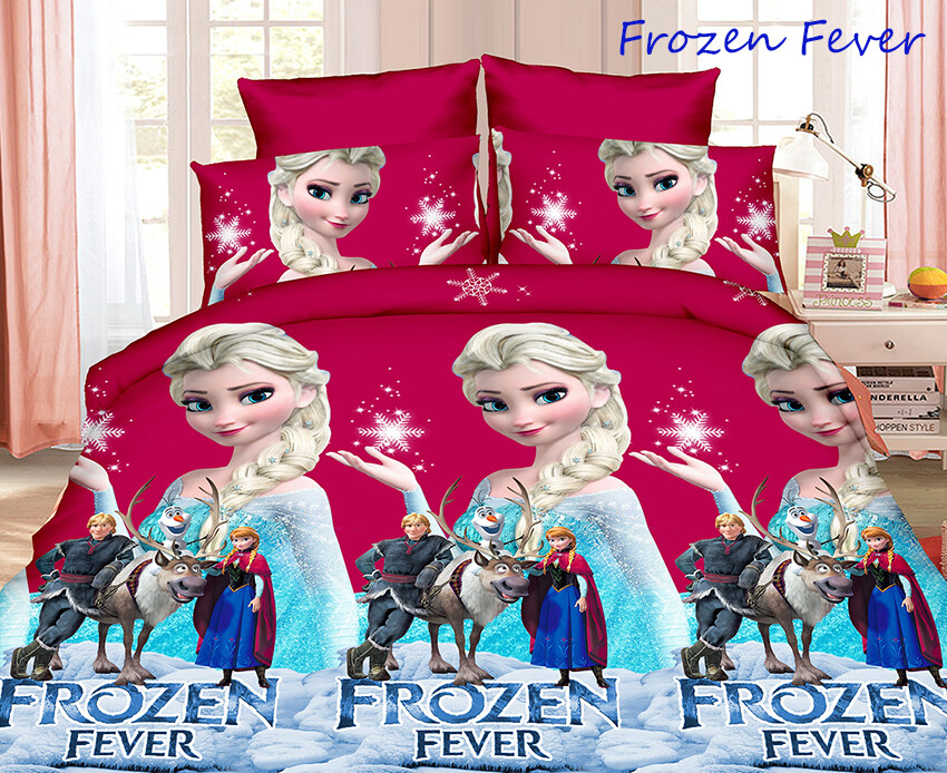 

Комплект детского постельного белья Ранфорс FROZEN FEVER полуторный 150*215, наволочка 70*70