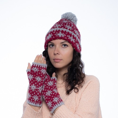 

Митенки PureWool Star бордо SC3106MS