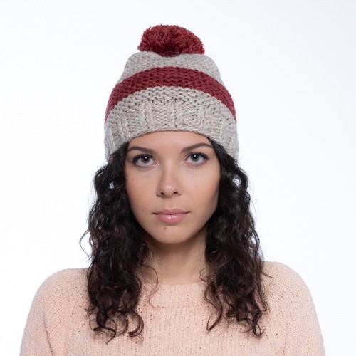 

Шапка PureWool Youth Сollection Бежево-терракотовый PW3317HP