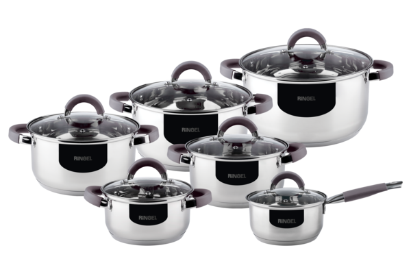 

Каструля RINGEL Meyer 16 см (1.6 л) з кришкою (RG-2008-16) (RG-2008-16)