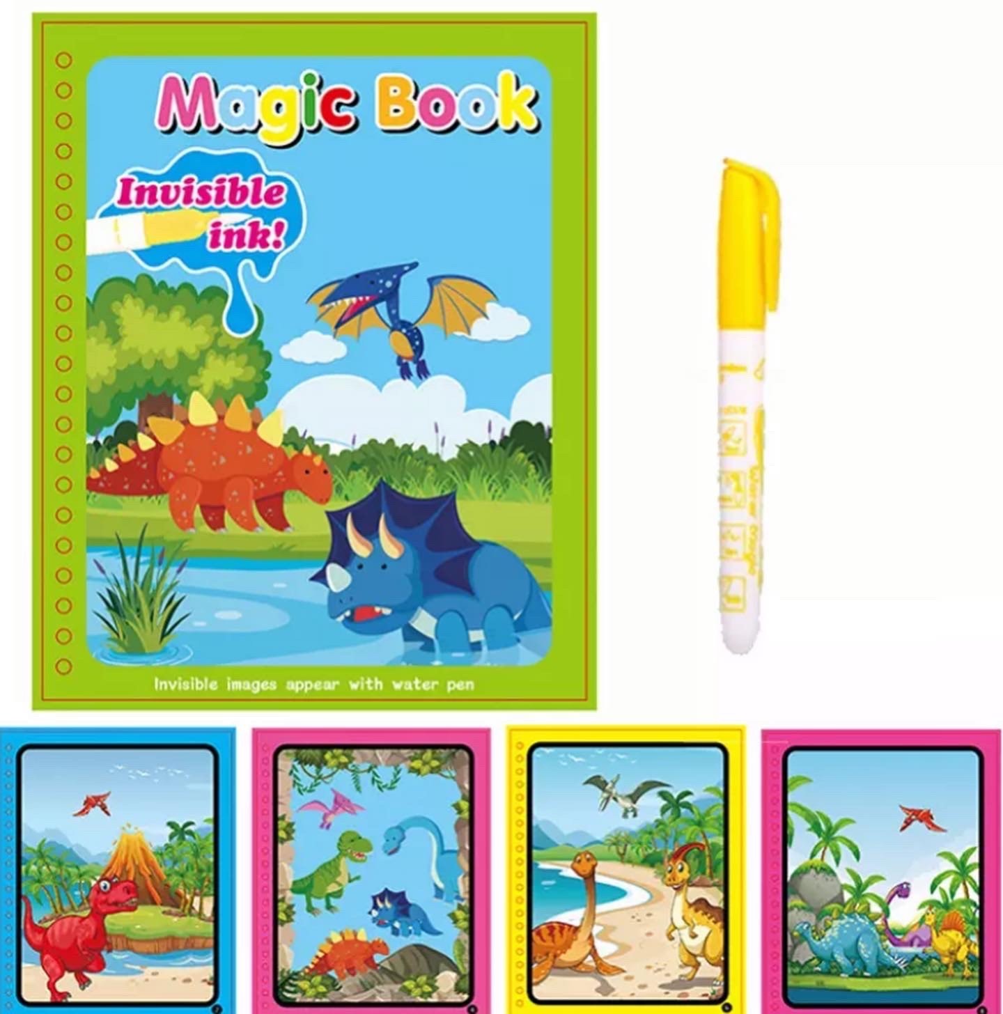 

Многоразовая водная раскраска 826P Magic book Динозавры 826P