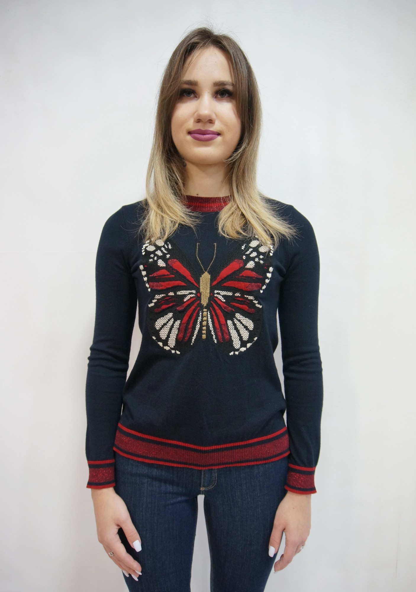 

Джемпер SEZINCE BUTTERFLY  черный 171012, Джемпер SEZINCE BUTTERFLY L черный 171012