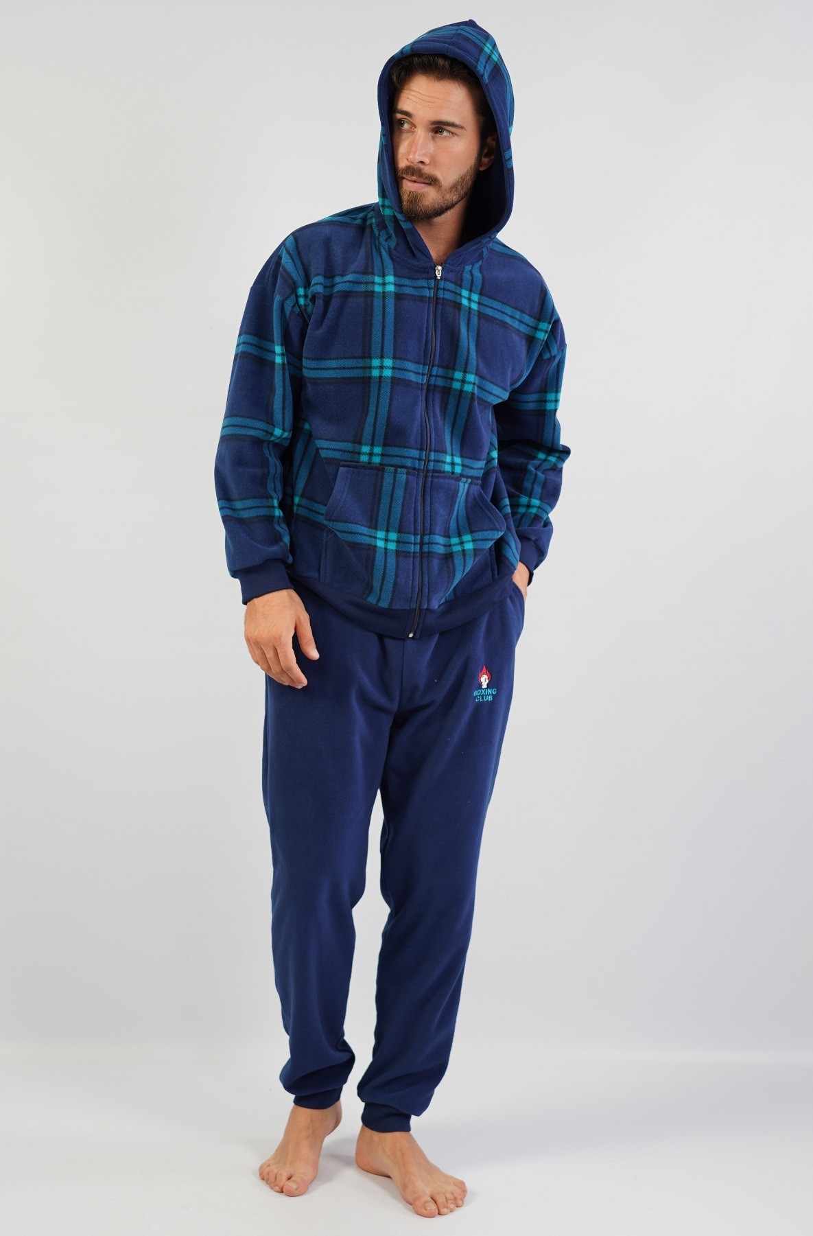 

Комплект лонгслив и брюки Vienetta M синий 103155