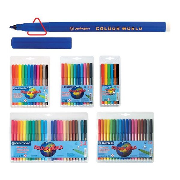 

Фломастеры 7550/24 ТП, набор 24 штук Centropen
