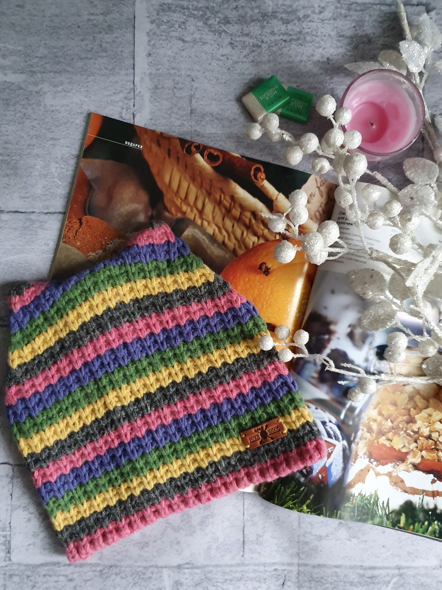 

Шапка детская зимняя PureWool Cat желто-зеленый SC2102HCT