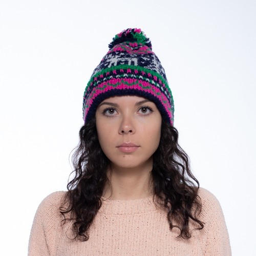 

Шапка PureWool Deer малиново-сине-зеленый SC1016HPD
