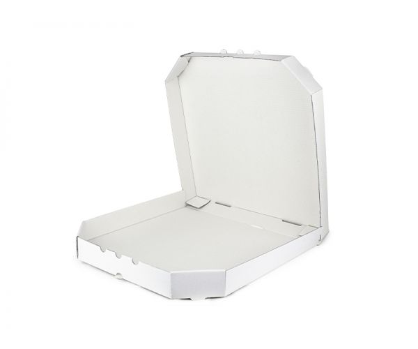 

Коробка для пиццы 300*300*39 бело-белая (100шт/уп) Альфа Папер Кап 142625