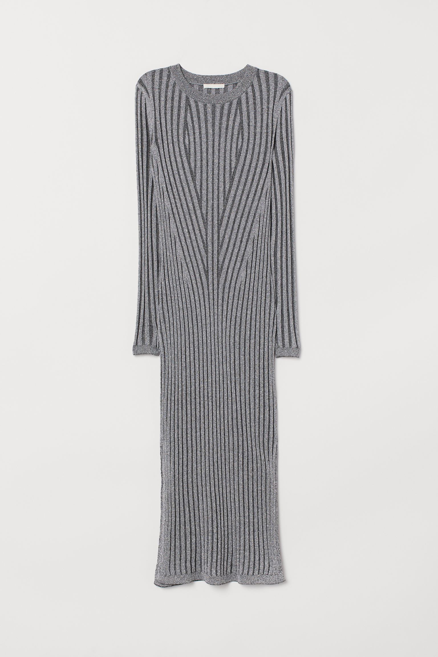 

Платье H&  серый блеск 212716597, Платье H&M M серый блеск 212716597