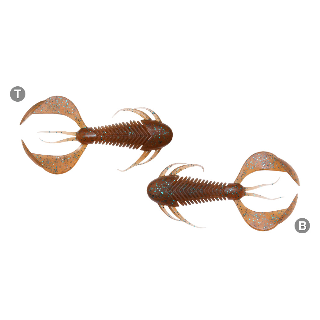 

Рак Megabass Rock Hog 5.08cm 10шт Cinnamon Blue Flake (35413)
