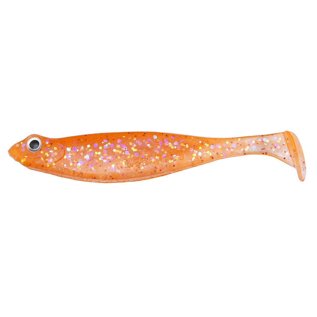 

Виброхвост Megabass Hazedong Shad SW 10.6cm 5шт Clear Orange (36072)