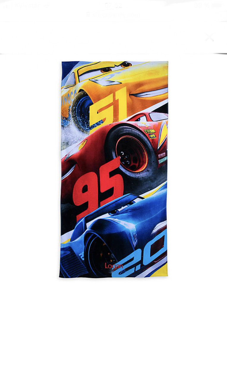 

Полотенце Disney Тачки (Cars) 427260209484