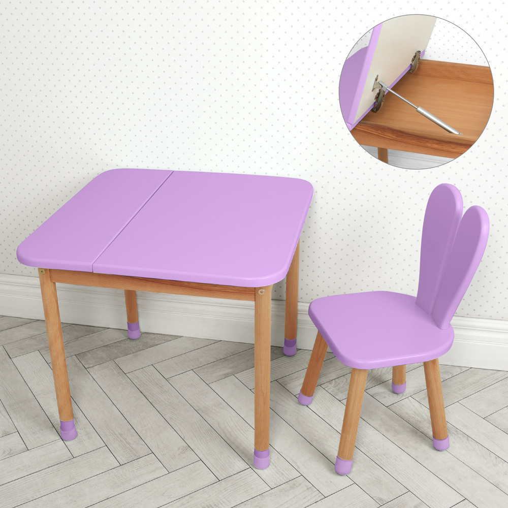 

Столик со стульчиком Bambi Зайчик 04-025VIOLET-BOX Purple (04-025VIOLET-BOX)