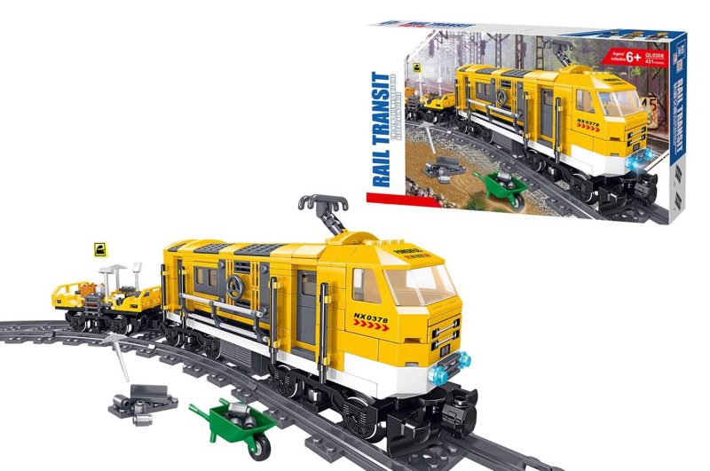 

Детский конструктор «Железная дорога» 431 деталь WL Toys QL0308
