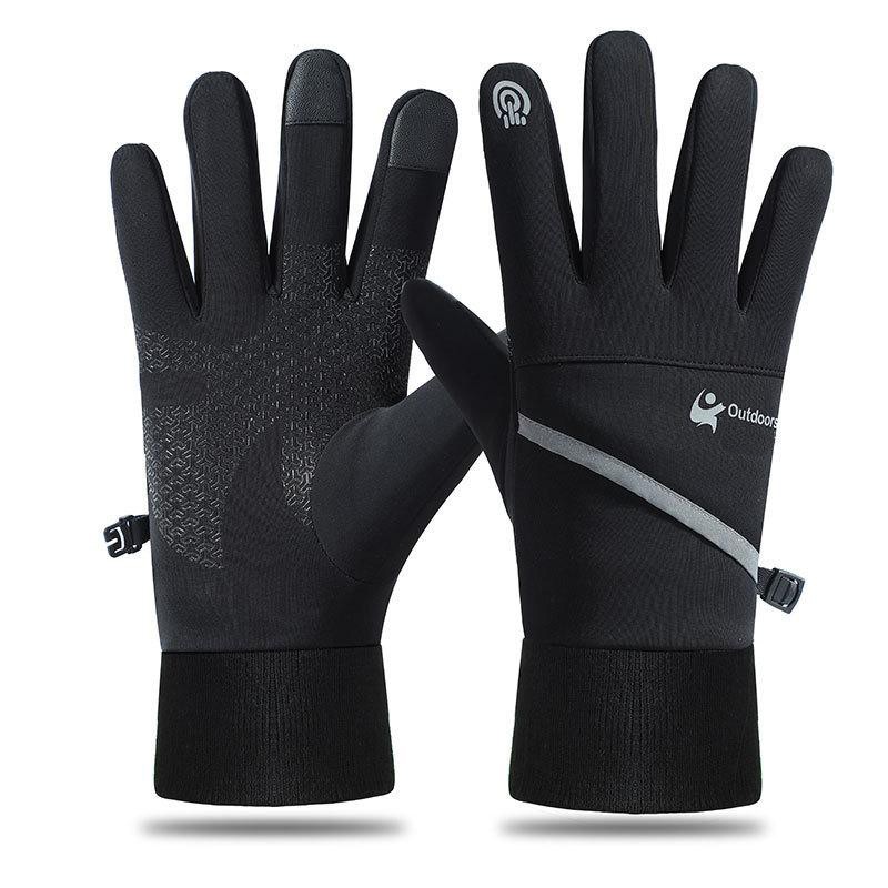 

Перчатки мужские зимние BR-S Outdoors сенсорные с начесом черные р. М 1525024903