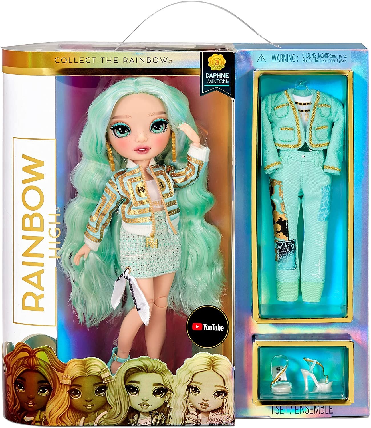 

Кукла Рейнбоу Хай Дафна Минтон Мята 3 Серия Rainbow High Series 3 Daphne Minton Fashion Doll Mint (575764EUC)