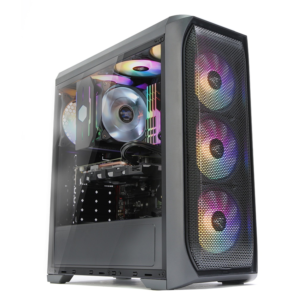 

Корпус Zalman N5 MF, MidT, 2xUSB2.0,1xUSB3.0, 4x120мм RGB LED,акрил(бок. панель),безБП,черный (N5MF)