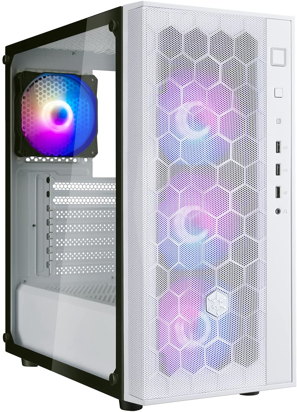 

Корпус SilverStone FARA FAR1W-PRO,MidT, USB3.0x2, USB2.0x1, 4x120мм ARGB, стекло(бок.пан.),безБП,белый (SST-FAR1W-PRO)