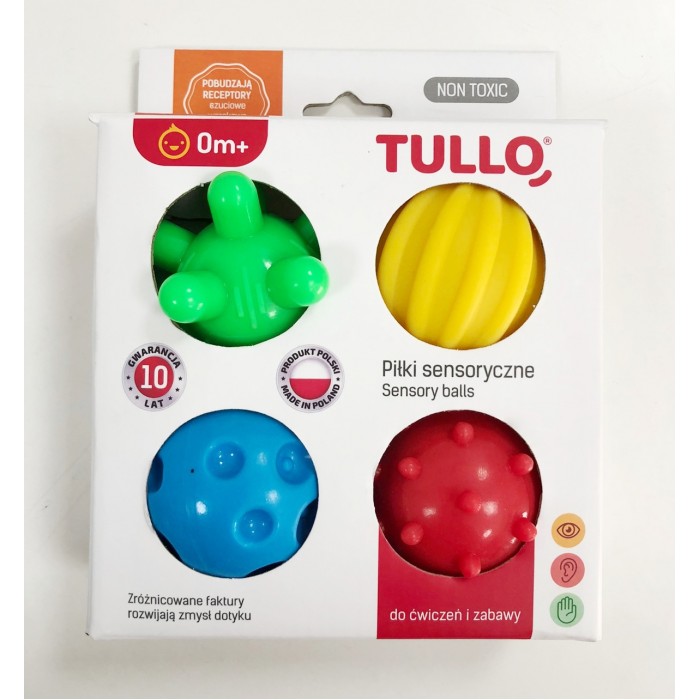 

Сенсорные мячики для малышей Tullo