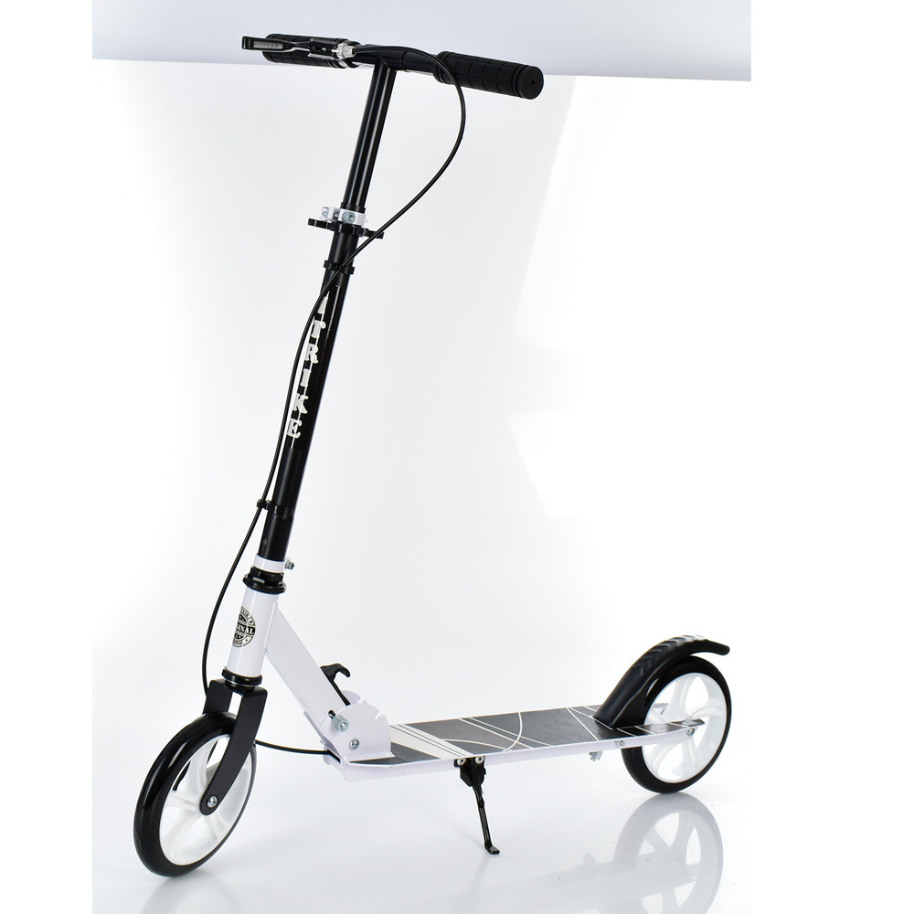 

Самокат с ручным тормозом iTrike SR 2-008-W Black-White (SR 2-008)