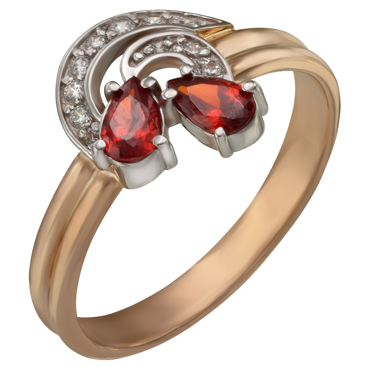 

Золотое кольцо с фианитами Tango Jewellery Company 350038 размер 18