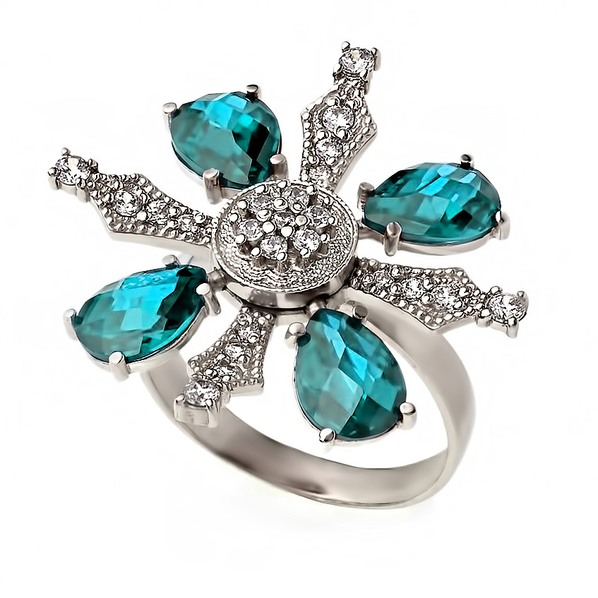 

Серебряное кольцо с фианитами Tango Jewellery Company 330692С размер 18.5