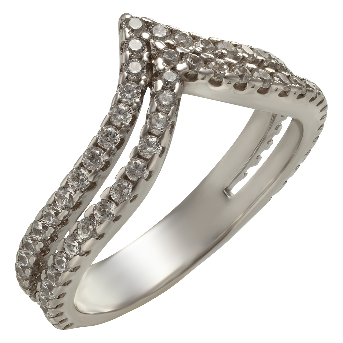 

Серебряное кольцо с фианитами Tango Jewellery Company 380154С размер 16.5