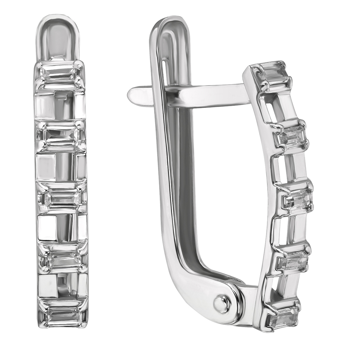 

Серьги в белом золоте с фианитами Tango Jewellery Company 490004В