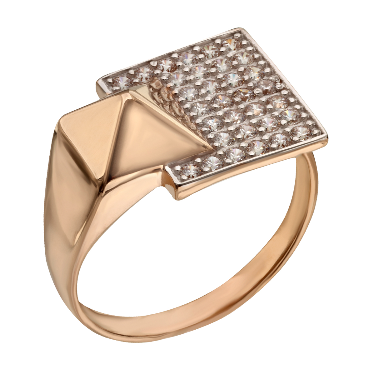 

Золотое кольцо с фианитами Tango Jewellery Company 380519 размер 17.5