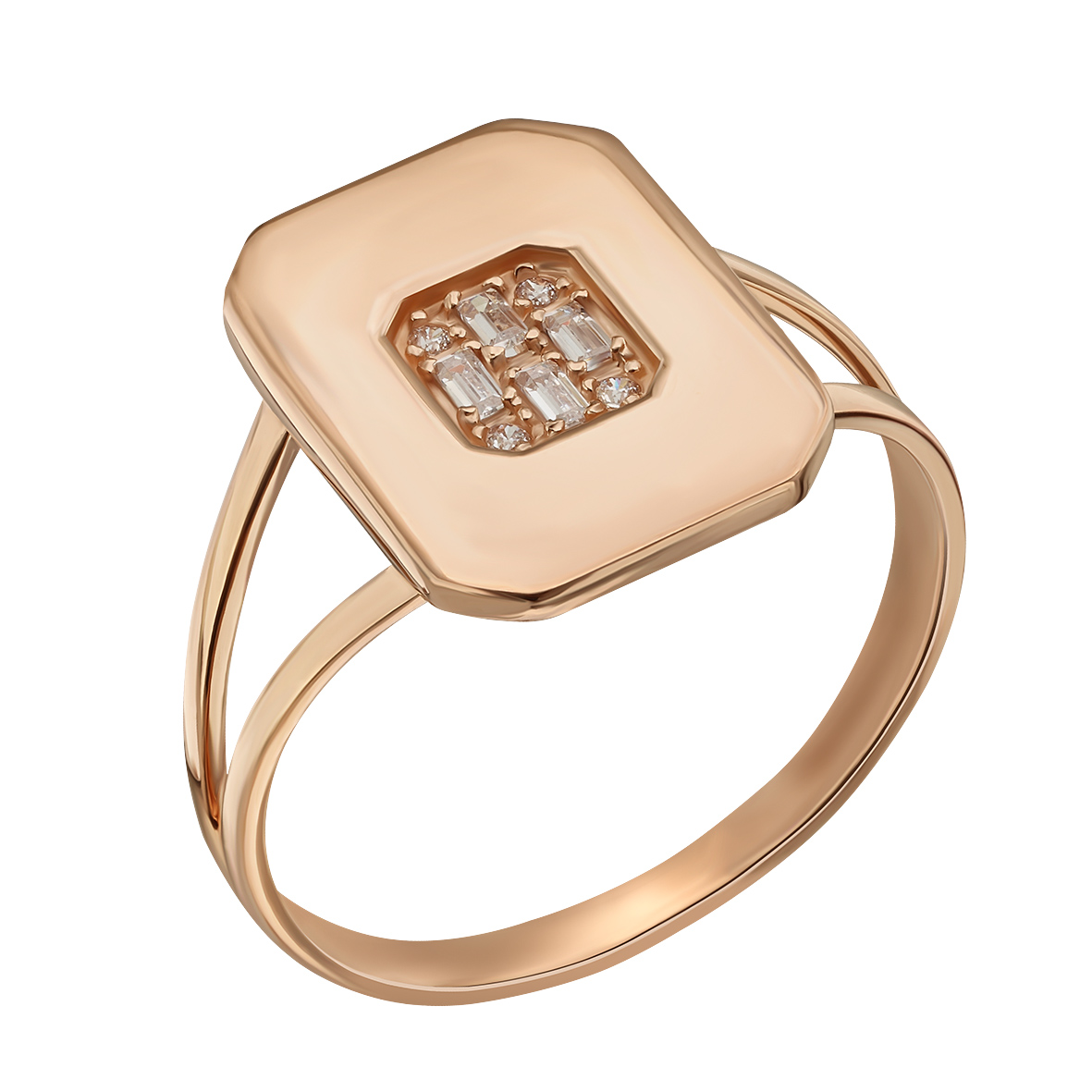 

Золотое кольцо с фианитами Tango Jewellery Company 380612 размер 19.5