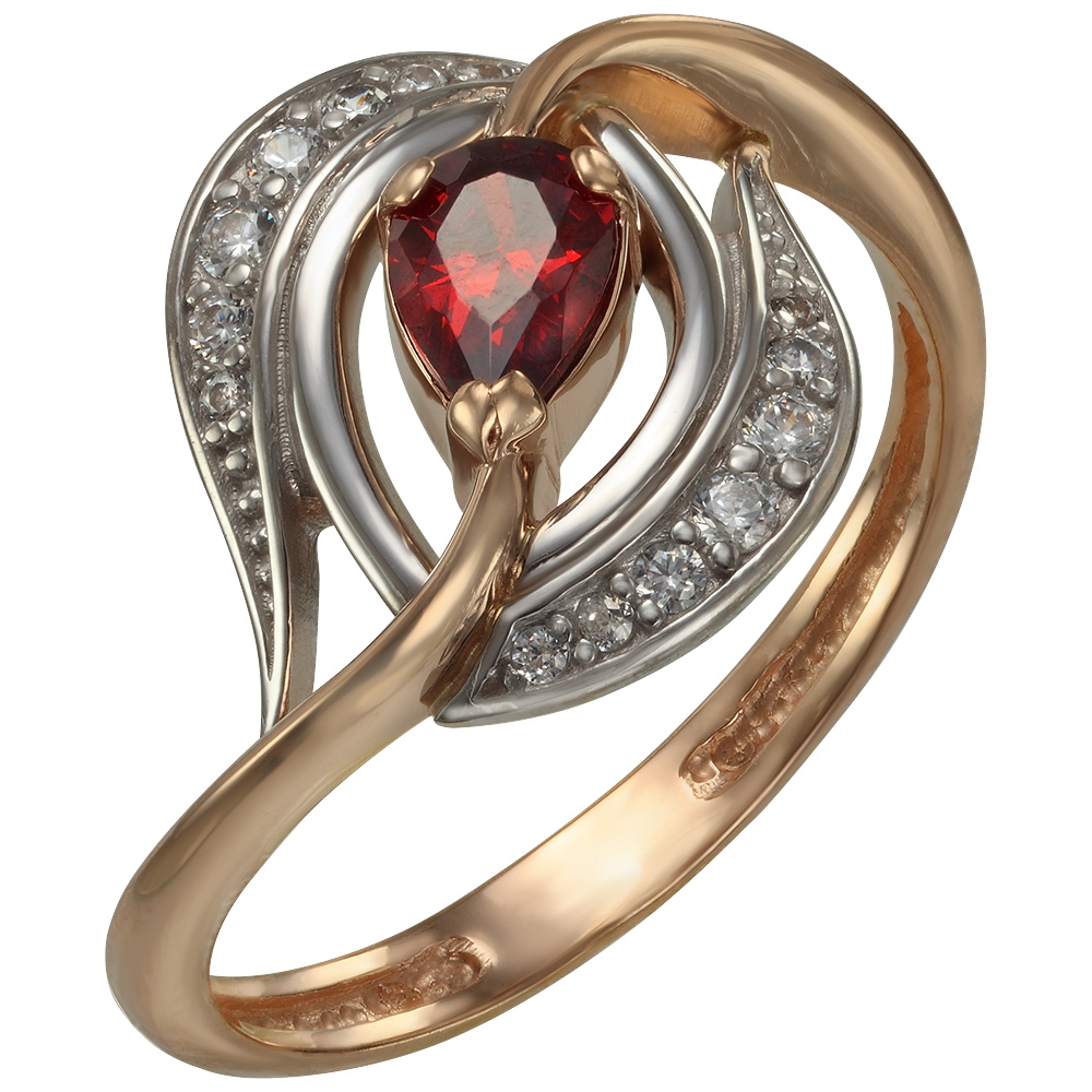 

Золотое кольцо с фианитами Tango Jewellery Company 350023 размер 17