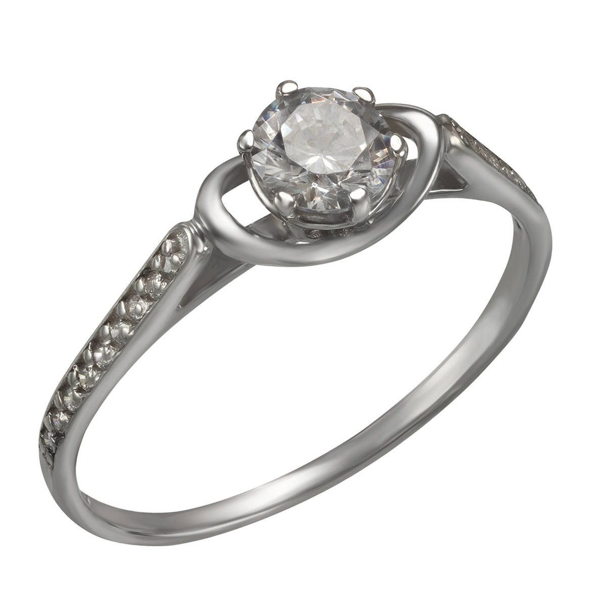 

Серебряное кольцо с фианитами Tango Jewellery Company 330975С размер 17.5
