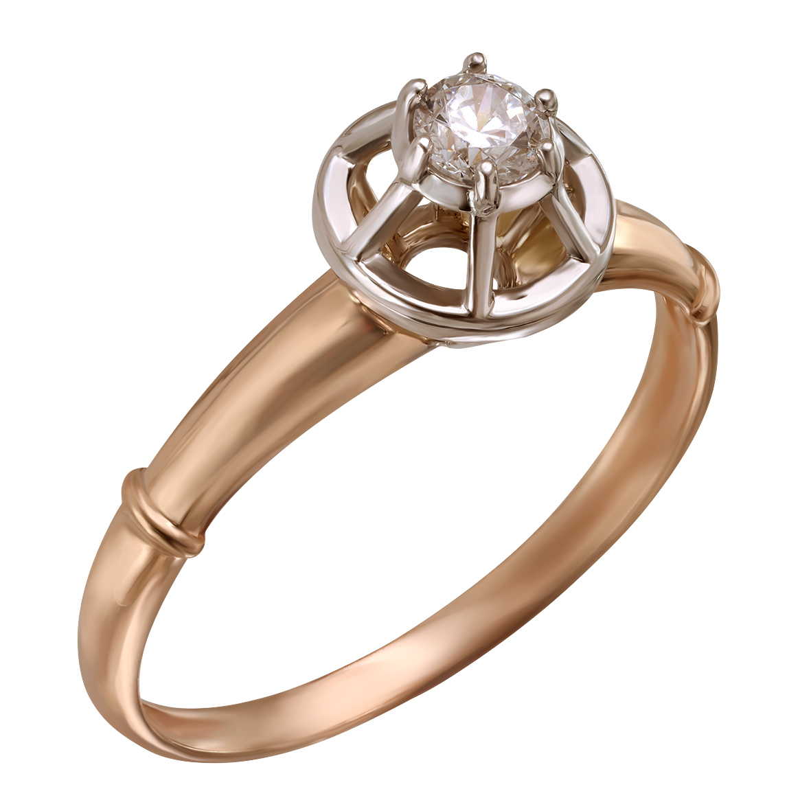 

Золотое кольцо с фианитом Tango Jewellery Company 350057 размер 17.5