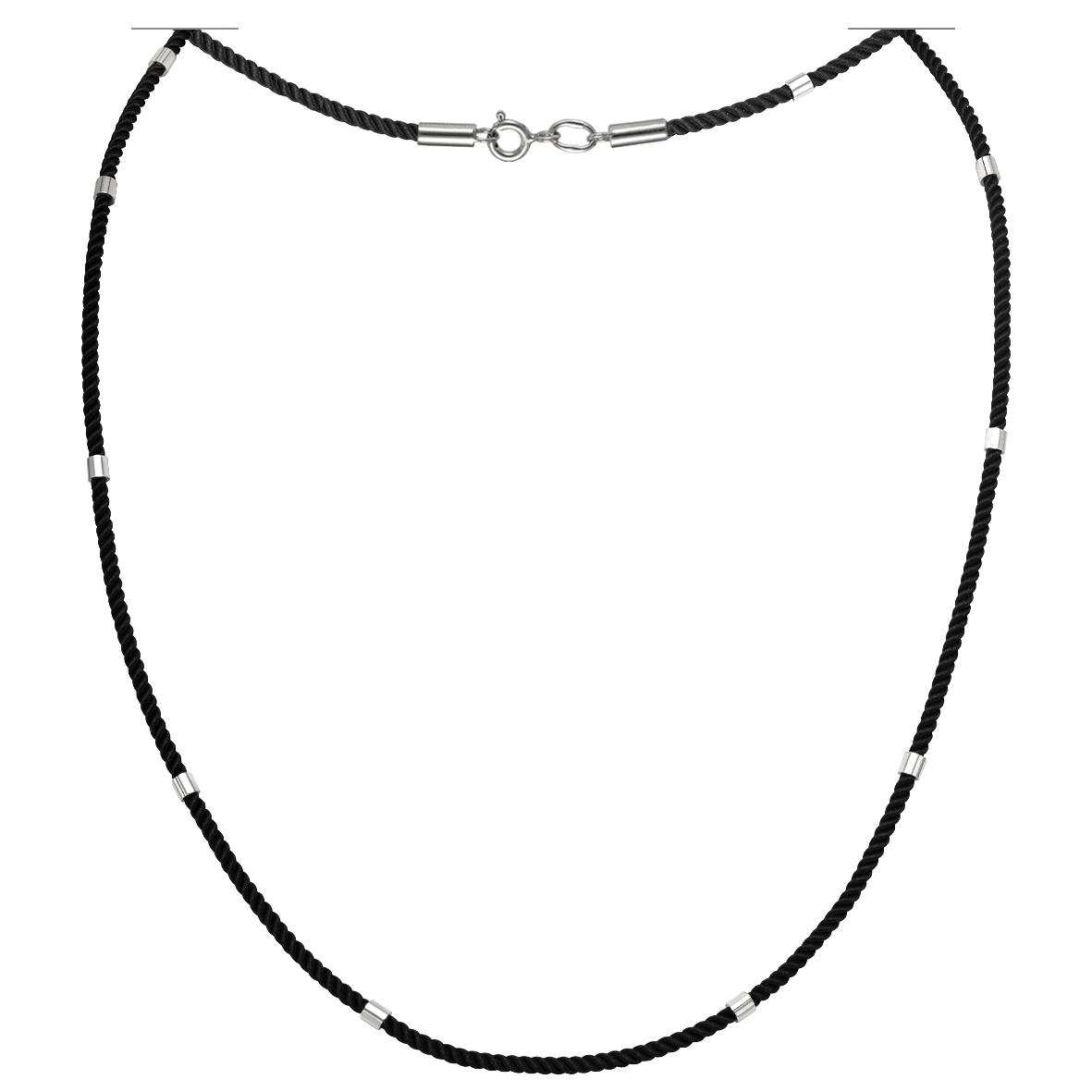 

Ювелирный шнурок со вставками серебра Tango Jewellery Company 950085С размер 550