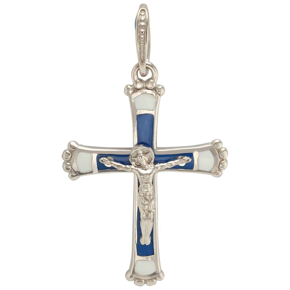 

Серебряный крестик с эмалью Tango Jewellery Company 250065А