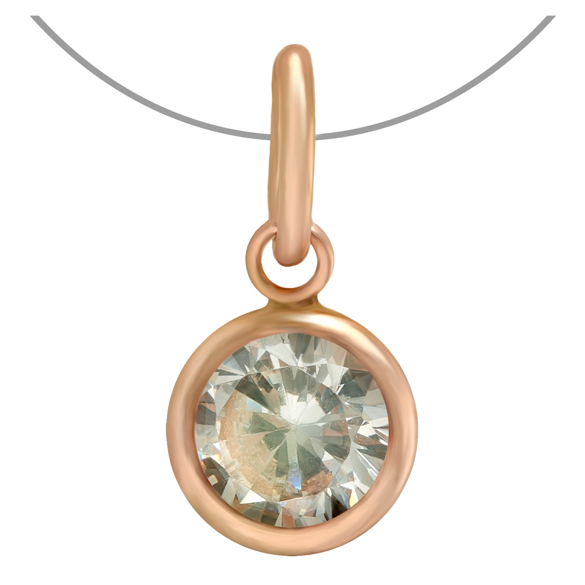 

Золотая подвеска с фианитом Tango Jewellery Company 170041