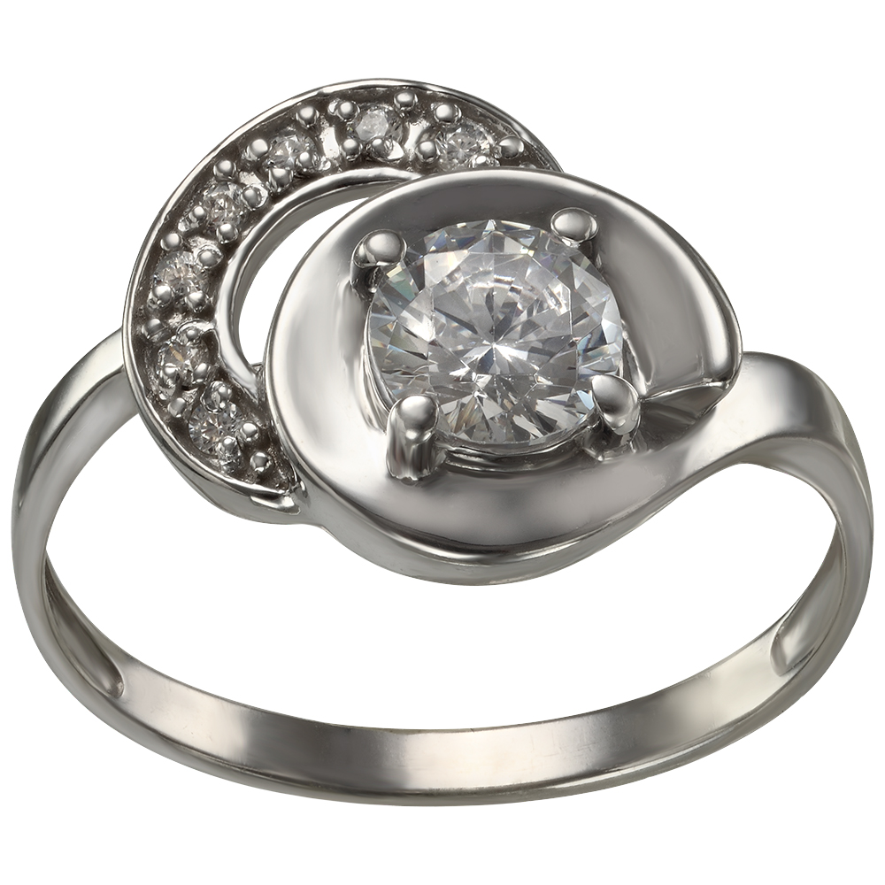 

Серебряное кольцо с фианитами Tango Jewellery Company 320522С размер 18.5