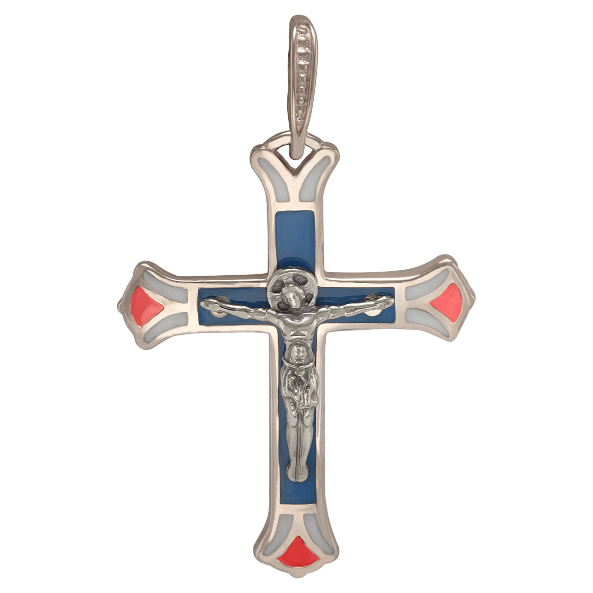 

Серебряный крестик с эмалью Tango Jewellery Company 250066А